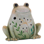Terra Cotta Frog Snail Rustic Accent 6.75