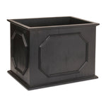 Black Wooden Box Planter Set of 3