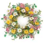 Artificial Mixed Flower Door Wreath