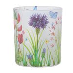 Decorative Glass Votive Holder Set of 6 – Butterfly Theme – 3.6 in H by Melrose