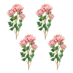 Artificial chrysanthemum spray with greenery