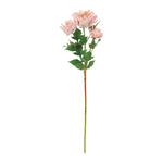 Faux floral mum spray with wired stems