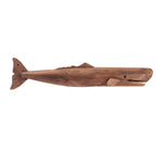Brown Whale Wall Decor – Nautical Home Accent