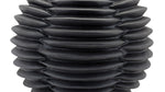 Minimalist Ribbed Ceramic Container – Indoor Tabletop Décor