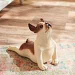Yoga Dog Shelf Statue 11 in Height Polyresin Set of 2 by Melrose