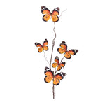 Decorative Butterfly Twig Spray Set of 6 – Fabric Faux Stem – 32