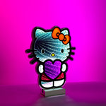 Hello Kitty Light-Up Heart Decor – Acrylic LED Design – 9.5