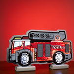 Tonka Firetruck Acrylic Emergency Vehicle LED Light 7.25