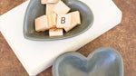 Grey stone trinket dish by Kalalou