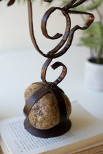 Rustic Metal Dove Figurine – 14