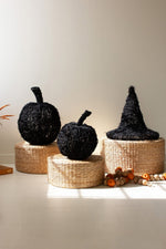 Rustic Black Twig Witch Hat Decoration – 19