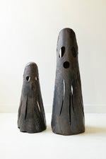 Halloween ghost luminary set in iron finish