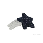 Star-Shaped Pillow – White Cotton Blend Accent for Living Room