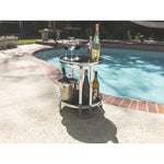 Anne Home Modern Glass Table – Ideal for Wine Display & Decor