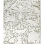 Rustic Cabin Throw – Burlap Woodland Accent Blanket