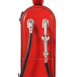 1:4 Scale Iron Gas Pump – Red Antique Replica with Clock – 21in Height