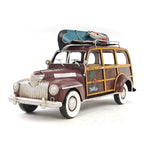 1947 Chevrolet Suburban Model – Iron 1:14 Scale w/ Canoe – 7in Height
