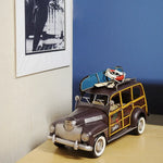 Retro Suburban Truck Model – 1947 Iron Replica w/ Decals – 7in Height