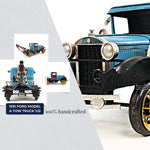 Ford Model A Iron Truck – Vintage Tow Truck Model with Movable Crane