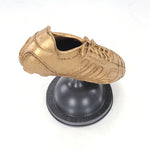 Soccer Scorer Award Replica – Golden Boot Iron Trophy for Home or Office Decor, 9 inch