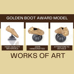 Handcrafted Golden Boot Trophy – Soccer Decor Award Replica in Iron, 9 inch