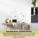 Soccer Golden Boot – Decorative Iron Trophy for Football Enthusiasts, 9 inch