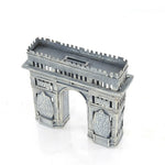 Vintage Iron Coin Bank – Arc de Triomphe Paris Landmark Savings Box, 7 inch