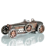 Bugatti Type 35 1924 – 4.25 Inch Height – Silver and Bronze Race Car Replica