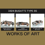 1924 Bugatti Type 35 – 4.25 Inch Height – Racing Icon Model Car