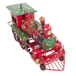 Handmade Iron Christmas Train – Festive Vintage Locomotive Sculpture