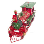 Christmas Train Model Décor – Handmade Metal Red Holiday Ornament