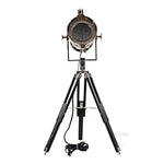 Wooden Stand Spot Light – 29 Inch Height – Aluminum Floor Lamp Accent
