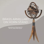 Brass Armillary on Natural Horn – 12