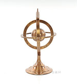 Zodiac Globe Armillary – Brass Construction – Desk Accent – 8-Inch Height