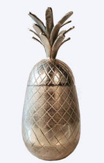 Pineapple Shaped Storage Container – Metal – Summer Home Decor 5.5 inch