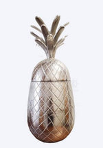 Metal Pineapple Box – Tabletop Organizer – Beach Inspired Decor