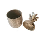 Metal Pineapple Storage Piece – Functional Decor – 5.5 inch Accent