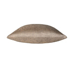 Wooden leaf-shaped object on a white background