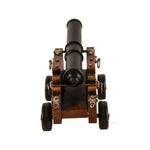 Warship Cannon Model – Handmade Iron Maritime Decor 6 Inch
