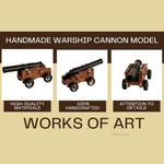 Handmade Nautical Cannon – Vintage Warship Display 6 Inch