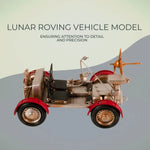 Handmade Lunar Rover Model – Iron Moon Buggy Display – Space Exploration Gift