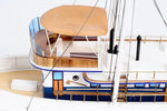 Handcrafted Dickie Walker Model Boat – Wooden Maritime Decor