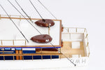 Wooden Dickie Walker Boat – Scale Replica with Stand