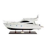 Viking Sport Cruiser Model Ship – Handcrafted Wooden Yacht Replica – 19 Inch Height