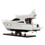 Viking Sport Cruiser Model – Luxury Wooden Motor Yacht Replica – 19 Inch Height