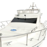 Wooden Viking Sport Cruiser Model – Luxury Display Motor Yacht – 19 Inch Height
