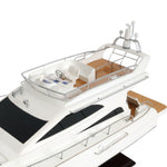 Viking Cruiser Wooden Model – Hand-Built Sport Yacht Replica – 19 Inch Height