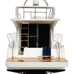 Wooden Viking Sport Cruiser – Handcrafted Marine Display Boat – 19 Inch