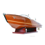 Riva Aquarama Medium – Handcrafted Speedboat Model – 7 Inch Height