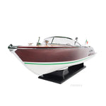 Wooden Riva Ariston Boat Model – Collectible Luxury Edition – 10 Inch Height
